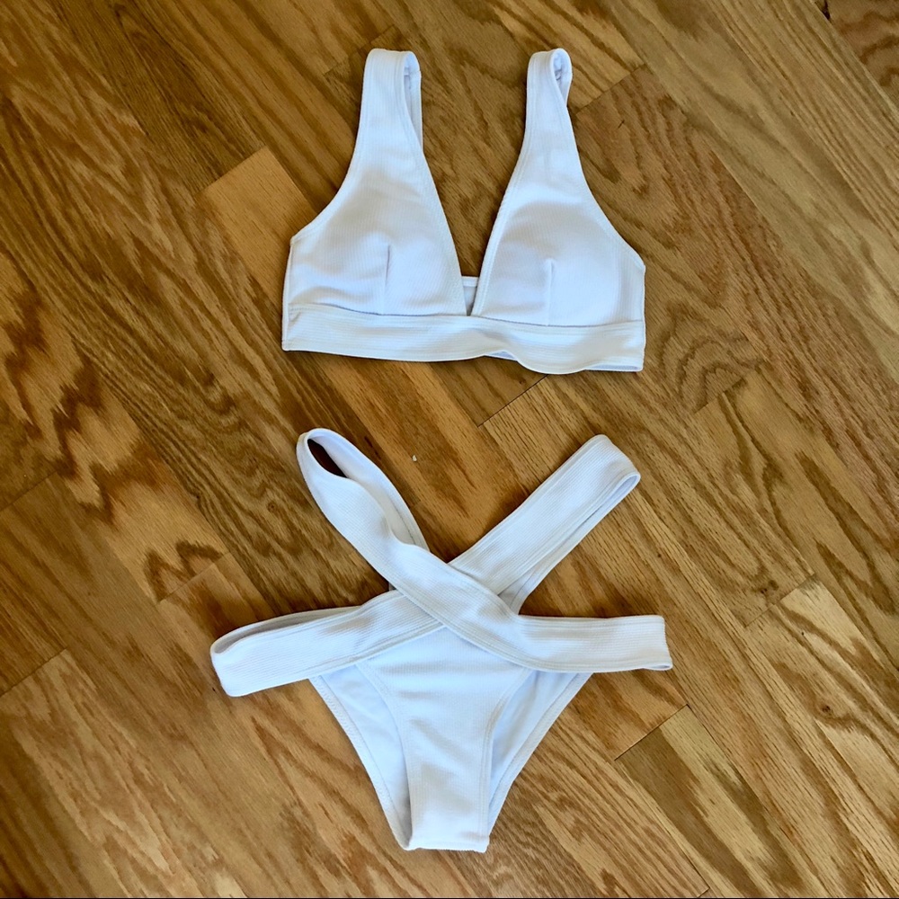 White bikini
